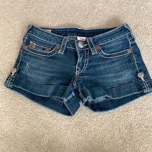 True Religion Brand jean shorts